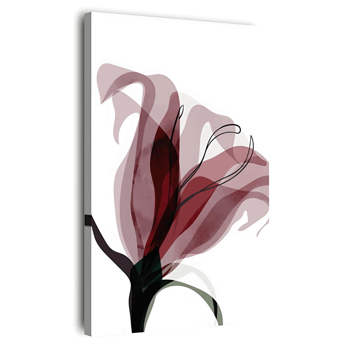 Tableau mural fleur abstraite Tableau mural fleur abstraite