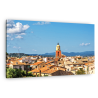 Tableau sur toile centre de Saint-Tropez 45x65 cm