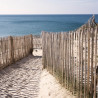 Tableau mural accès plage face