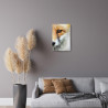Tableau mural portrait renard 30x45 cm ambiance