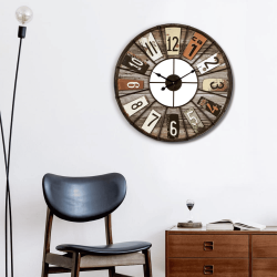 Horloge Loft color 60 cm