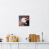 Tableau mural chocolat chaud 30x30 cm mise en ambiance