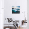 Tableau mural glacier 45x45 cm mise en ambiance