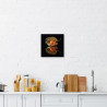 Tableau mural l'art du goût 30x30 cm mise en ambiance