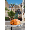 Tableau mural illustration pain au chocolat