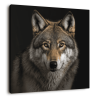 Tableau mural portrait loup