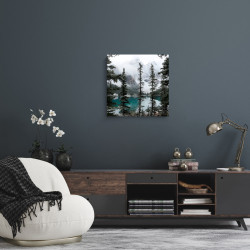 Tableau mural nature silencieuse 30x30 cm mise en ambiance