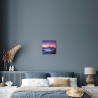 Tableau mural paysage et brume 30x30 cm mise en ambiance