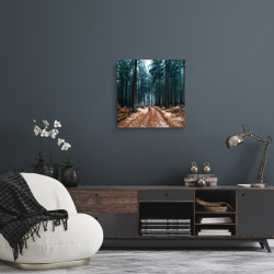 Tableau mural sentier 30x30 cm mise en ambiance