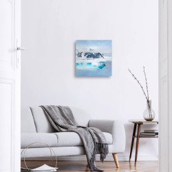 Tableau mural silence naturel 30x30 cm mise en ambiance