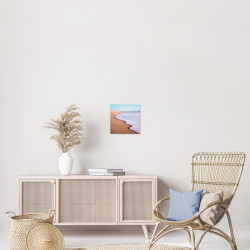 Tableau mural tropical beach 30x30 cm mise en ambiance