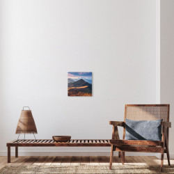 Tableau mural vallée d'Italie 30x30 cm mise en ambiance
