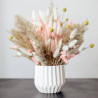 Tableau mural vase de fleurs séchées