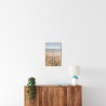 Tableau mural bord de plage 30x45 cm