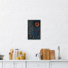 Tableau mural design culinaire 30x45 cm
