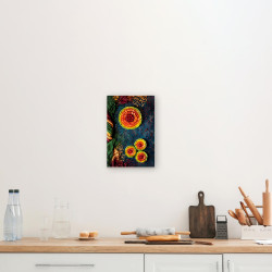 Tableau mural fruits colorés 30x45 cm