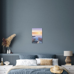 Tableau mural plage du golfe 30x45 cm