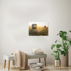 Tableau mural champs 30x45 cm