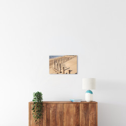 Tableau mural chemin bois 30x45 cm