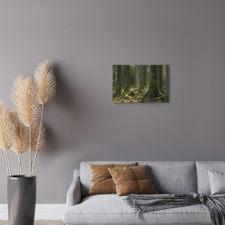 Tableau mural évasion en forêt 30x45 cm