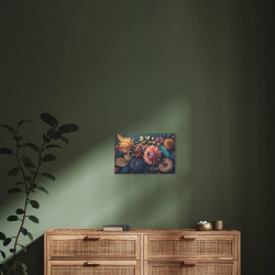 Tableau mural fleuri 30x45 cm