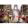Tableau mural peinture Paris