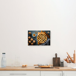 Tableau mural tarte sucrée 30x45 cm