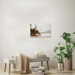 Tableau mural tipi pampa 30x45 cm
