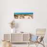 Tableau sur toile accès plage 30x97 cm