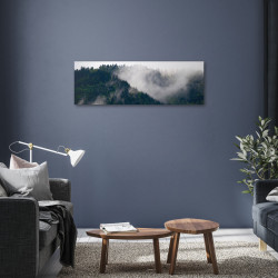 Tableau sur toile brume naturelle 30x97 cm