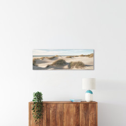 Tableau sur toile côte Danoise 30x97 cm