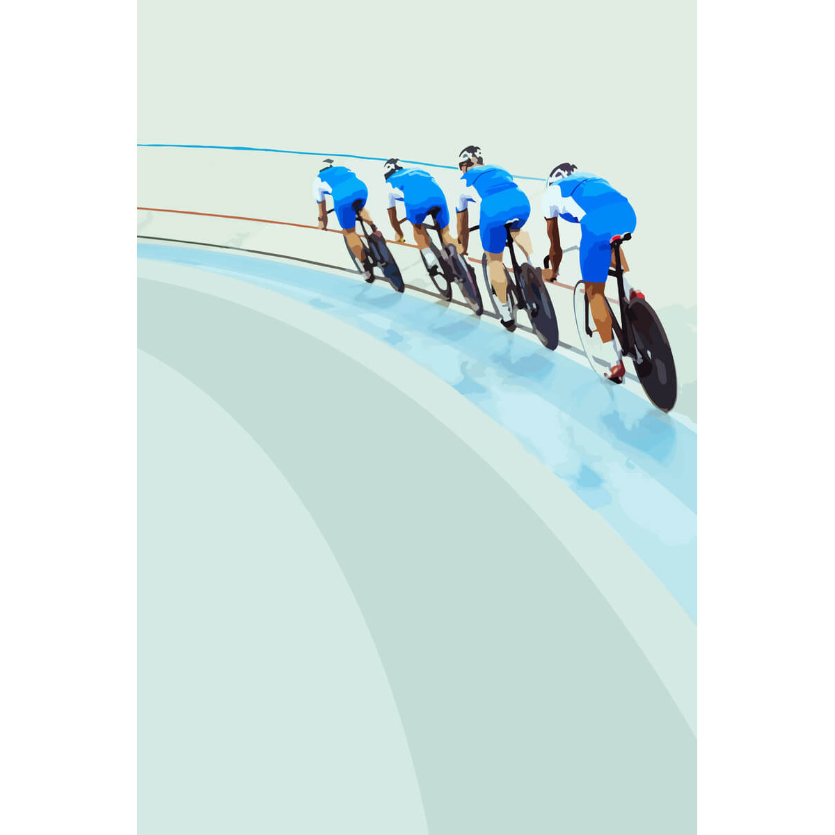 Tableau sur toile course vélo Tableau sur toile course vélo