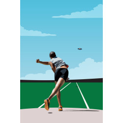 Tableau sur toile disque