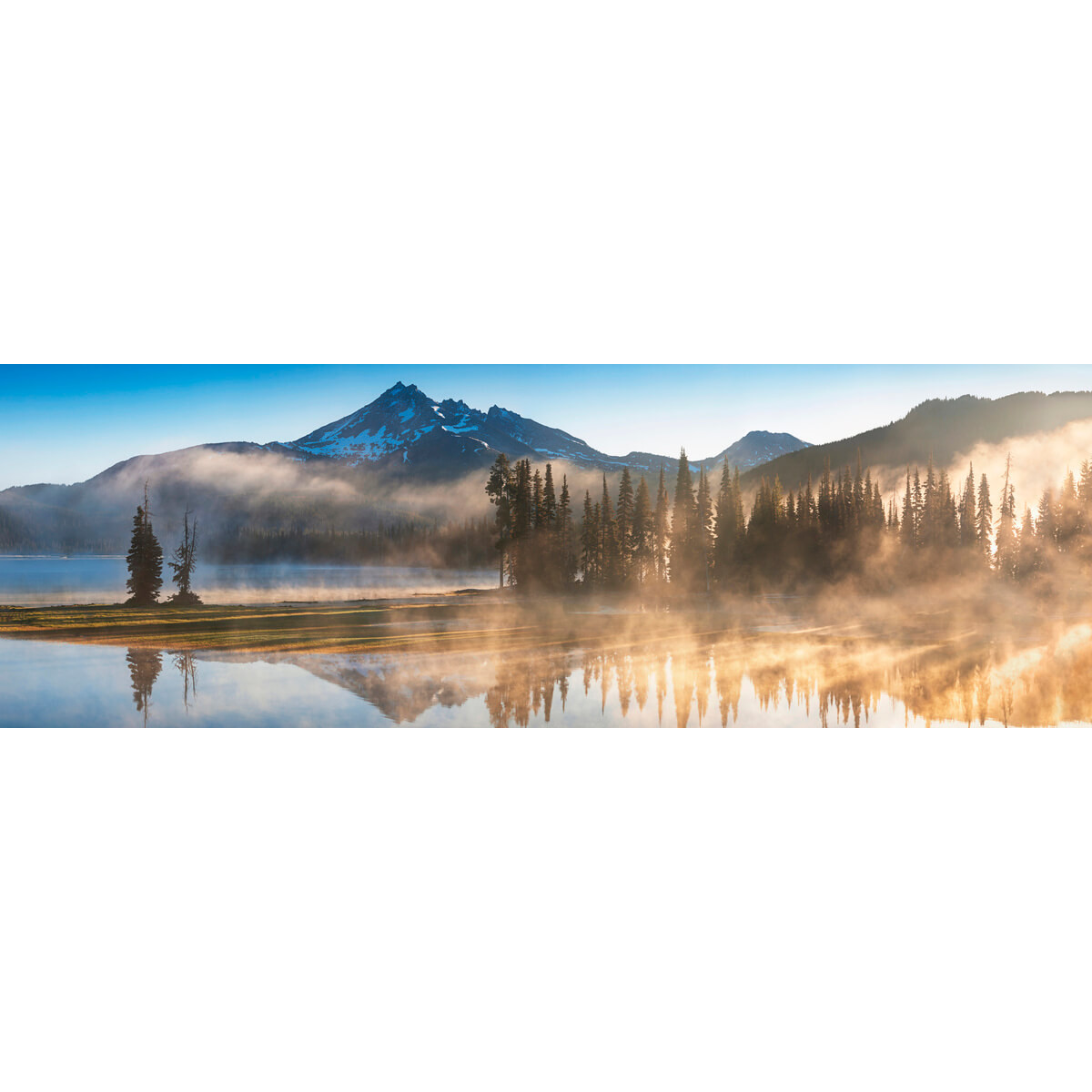Tableau sur toile forêt brume Tableau sur toile forêt brume