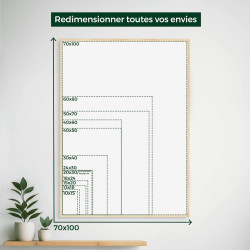 Cadre photo chêne Alba 40x60 cm formats