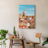 tableau sur toile illustration Cidade de Lisboa 45 x 65 cm en ambiance