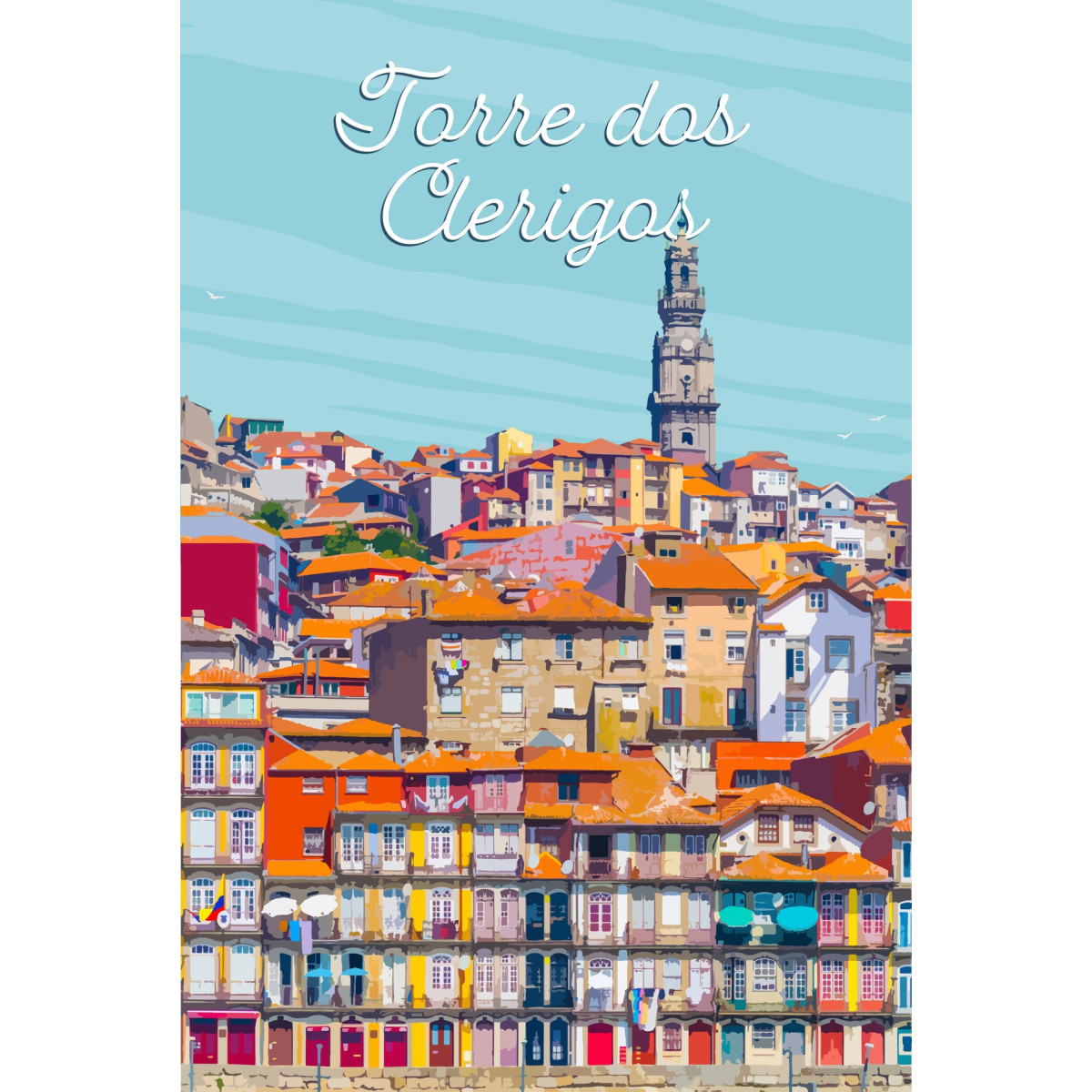 tableau sur toile illustration Cidade de Lisboa 45 x 65 cm tableau sur toile illustration Cidade de Lisboa 45 x 65 cm