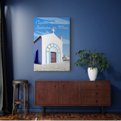 tableau sur toile illustration Capela do Porto 45 x 65 cm en ambiance