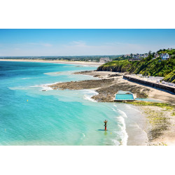 Tableau mural Plage Granville