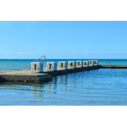 Tableau mural Piscine Granville