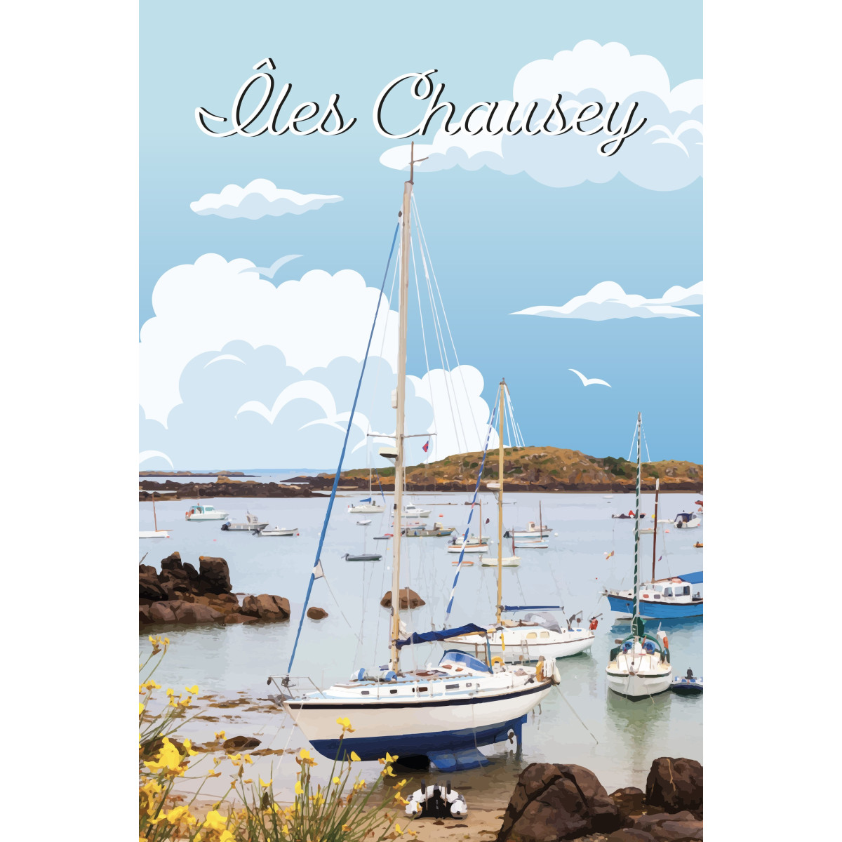 Tableau mural Bateaux Chausey Tableau mural Bateaux Chausey