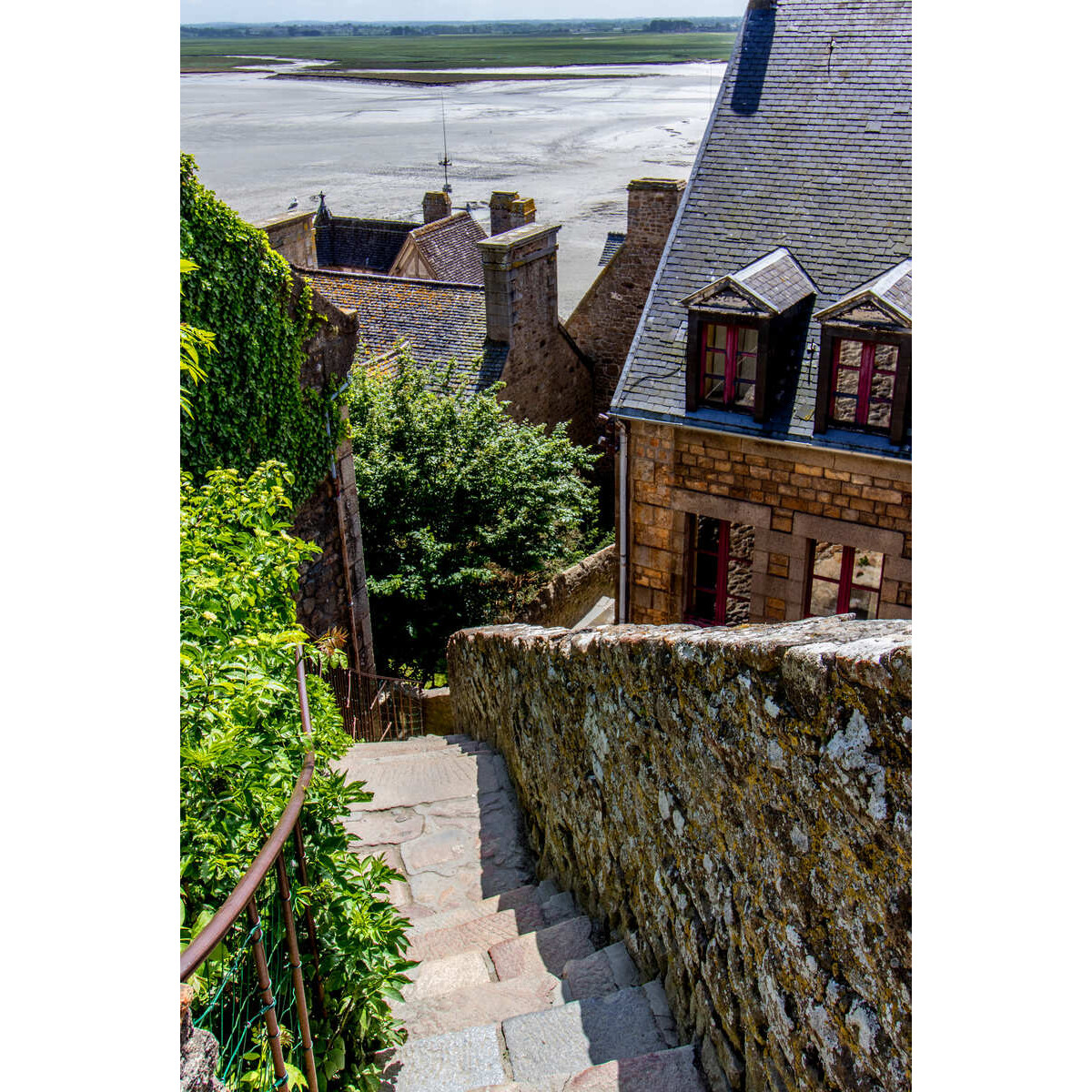 Tableau mural Village Mont St-Michel