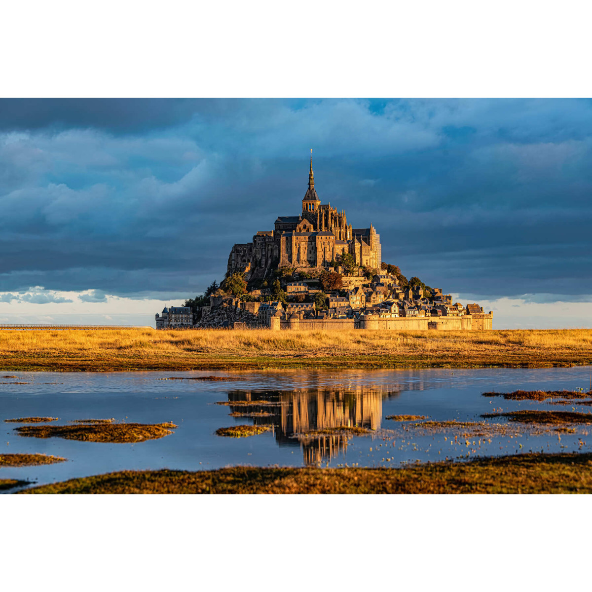 Tableau mural Lever du jour Mont St-Michel Tableau mural Lever du jour Mont St-Michel