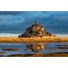 Tableau mural Lever du jour Mont St-Michel