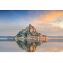 Tableau sur toile Reflet dans l'eau 65x97 cm