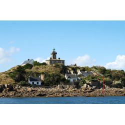 Tableau sur toile Focus Phare de Chausey 80x120 cm