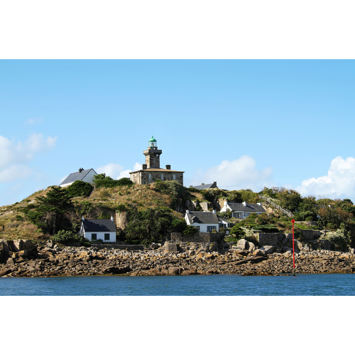 Tableau sur toile Focus Phare de Chausey 80x120 cm Tableau sur toile Focus Phare de Chausey 80x120 cm