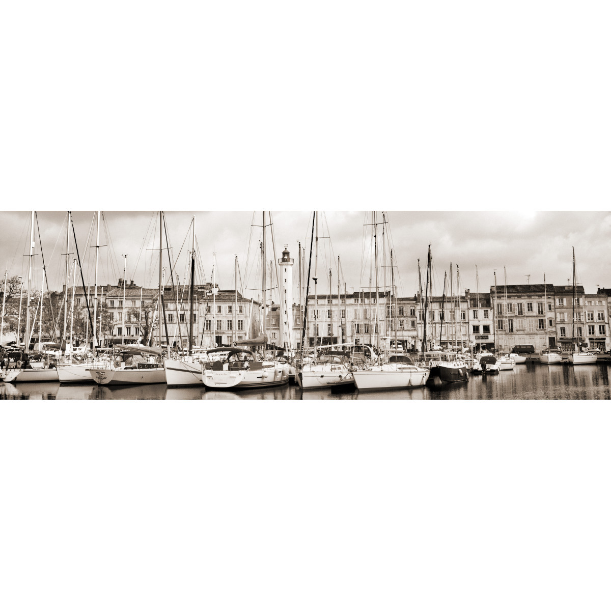 Tableau mural La Rochelle N&B Tableau mural La Rochelle N&B