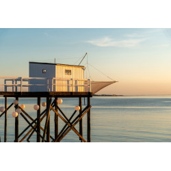 Tableau mural Cabane sur Mer