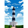 Tableau mural illustration Phare Oléron